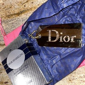 DIOR Beauty SPARKLING 750 SHOW-OFF Dog Tag 2-Lipstick Mirrored COMPACT